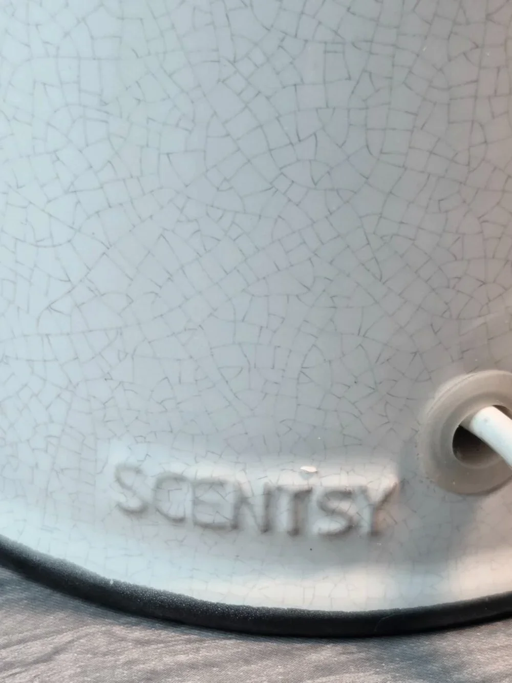 Scentsy Prairie Pitcher Full Size Warmer Rustic Crackle Farmhouse Shabby Chic